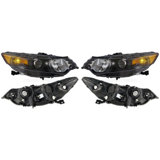 Фары Хонда Аккорд Honda Accord 8 (2008-2011) комплект 2 штуки левая и правая TYC высокое качество
