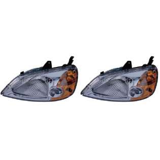 Фары Хонда Цивик Honda Civic 7 (2000-2003) комплект 2 штуки левая и правая DEPO высокое качество