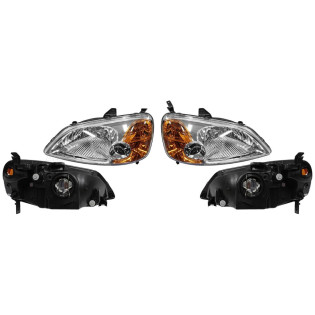 Фары Хонда Цивик Honda Civic 7 (2000-2003) комплект 2 штуки левая и правая TYC высокое качество