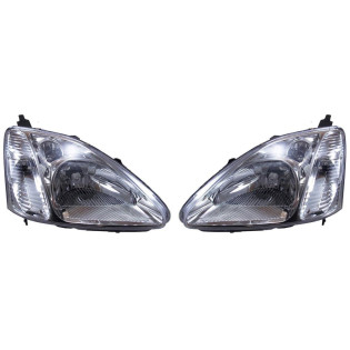 Фары Хонда Цивик Honda Civic 7 (2000-2003) комплект 2 штуки левая и правая TYC высокое качество