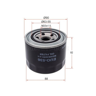 Фильтр масляный MITSUBISHI GALANT 4G37,4G63/LANCER 4G13,4G15/PAJERO 6G72,6G74,6G75/L200 4G63 96-07/DELICA RF-T EXCEL JAPAN