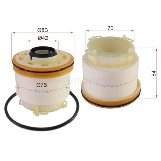 Фильтр топливный TOYOTA HILUX 1KDFTV 12-15/FORTUNER 12-15/MITSUBISHI L200 4N15 15- SAT