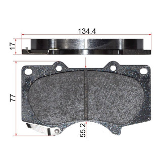 Колодки тормозные перед LEXUS GX470/460/TOYOTA LAND CRUISER PRADO 120/150 02- ADVICS