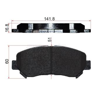 Колодки тормозные перед NISSAN QR-25 X-TRAIL 31/QASHQAI 10 ADVICS