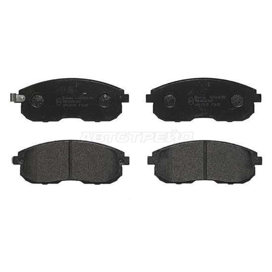 Колодки тормозные перед NISSAN TEANA 32  VQ25/JUKE F15 MR16DD BREMBO