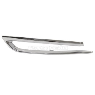 Молдинг заднего бампера BMW F10/F11 13-17 лев SAT