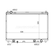 Радиатор Mazda Demio 02-07 / Mazda2 02-07 / Verisa 04-15 SAT