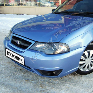 Бампер передний в цвет кузова Daewoo Nexia N150 (2008-2016) 97K - Blue - Фиолетовый