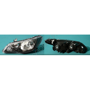 Фара левая Honda Civic 4D (2005-2011) DEPO