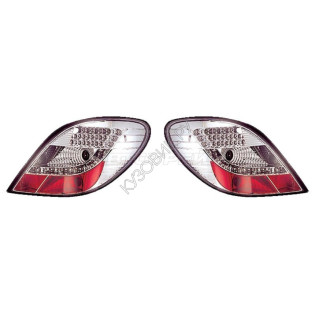 Фонарь задний PEUGEOT 207 05- хром диодный тюнинг комплект R+L SONAR