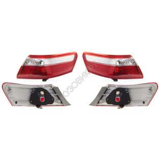 Фонари задние Тойота Камри Toyota Camry V40 (2006-2011) комплект 2 штуки левый и правый SAT высокое качество